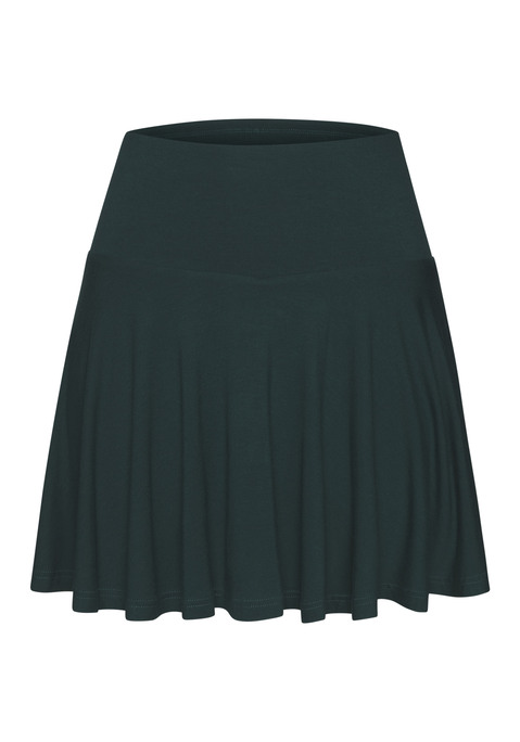 Bild: Skort von Vivance Active by Lascana: Kurzer, schön schwingender Tellerrock von Vivance Active mit integrierten Shorts für ein sicheres Gefühl. Bequemer, breiter Gummibund. Vielseitig kombinierbar für verschiedene Looks. Weich fließende, elastische Viskosequalität.