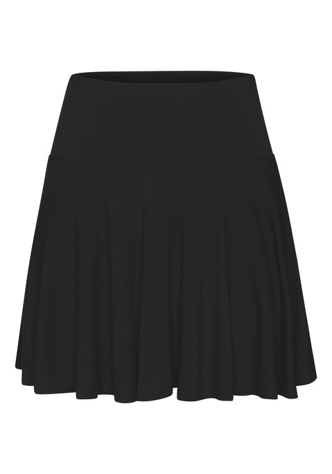 Bild: Skort von Vivance Active by Lascana: Kurzer, schön schwingender Tellerrock von Vivance Active mit integrierten Shorts für ein sicheres Gefühl. Bequemer, breiter Gummibund. Vielseitig kombinierbar für verschiedene Looks. Weich fließende, elastische Viskosequalität.