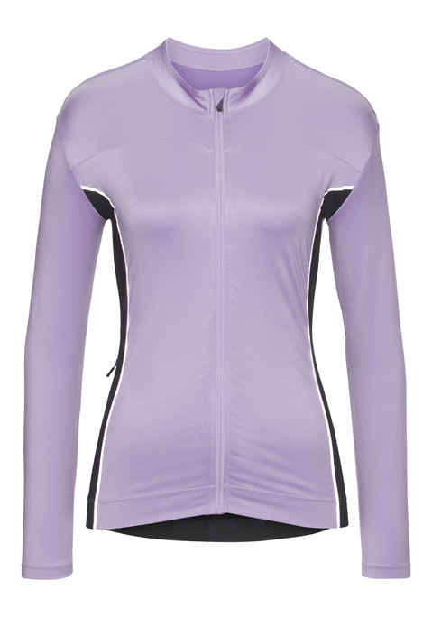 Bild: Funktionsshirt von Vivance active: Stylisches Langarmshirt von Vivance Active mit Reißverschluss und Einsätzen in Kontrastfarbe. Reflektierende Details und Teilungsnähte an der Seite. Kleine Tasche hinten auf Hüfthöhe. Trageangenehme Funktionsqualität.