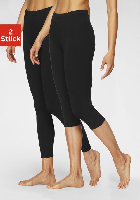 Leggings von vivance active in schwarz