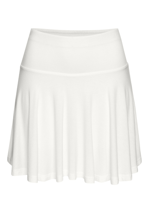 Bild: Skort von Vivance active: Kurzer, schön schwingender Tellerrock von Vivance Active mit integrierten Shorts für ein sicheres Gefühl. Bequemer, breiter Gummibund. Vielseitig kombinierbar für verschiedene Looks. Weich fließende, elastische Viskosequalität.
