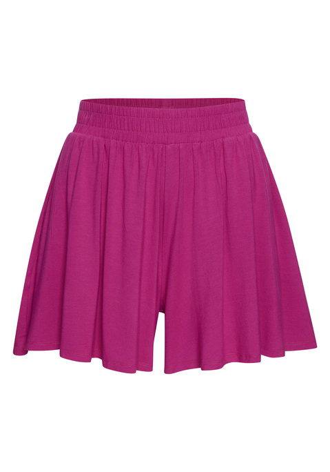 Bild: Shorts von Vivance active: Shorts von Vivance Active im stylischen Rockhosen-Design. Geraffter Stretchbund. Weite Passform. Gut zu kombinieren. Trageangenehmes Material mit weich fließender Viskose.