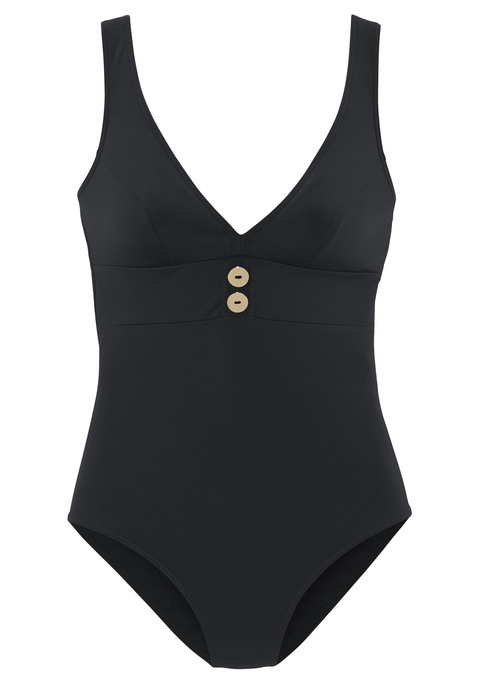 VIVANCE Badeanzug Damen schwarz Gr.44 Cup C/D