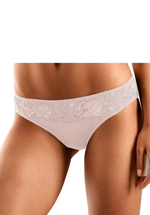 VIVANCE Bikinislip Damen rosé, taupe, creme Gr.32/34