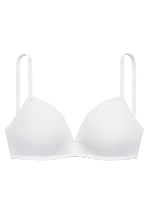 Bild: Bralette-BH von Vivance: Ohne Bügel. Schlichte nahtlos vorgeformte Cups mit glänzendem feinen Microtouchmaterial überzogen, Rücken aus feinem fancy Mesh. Träger und Rückenverschluss verstellbar. Passende Unterteile erhältlich, um dein Wäsche-Set zu vervollständigen. Aus 50% Polyamid, 39% Polyester, 11% Elasthan.