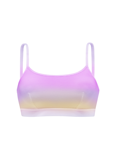 Bild: Bralette-BH von Vivance: Bralette-BH ohne Bügel im sportiven Look. Aus feinem Piqué mit zartem Farbverlauf. Mit einem weichen, elastischen Unterbrustgummi. Individuell verstellbare Träger sowie Rückenverschluss. Passende Unterteile aus der gleichen Serie erhältlich. Aus 92% Polyamid, 8% Elasthan.