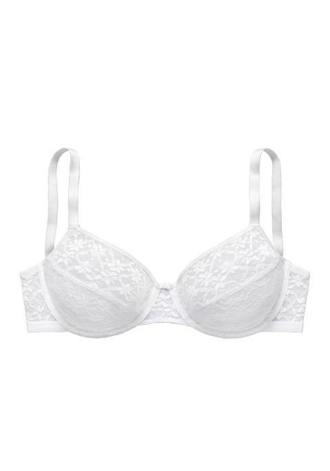 Bild: Bügel-BH von Vivance: Femininer Bügel-BH im hübschen Balconnet-Schnitt. Rundherum aus zarter, blumiger Spitze in transparenter Optik. Mit feinem Zierdetail in der vorderen Mitte. Individuell verstellbare Träger sowie Rückenverschluss. Passende Unterteile aus der gleichen Serie erhältlich. Obermaterial: 88% Polyamid, 12% Elasthan.