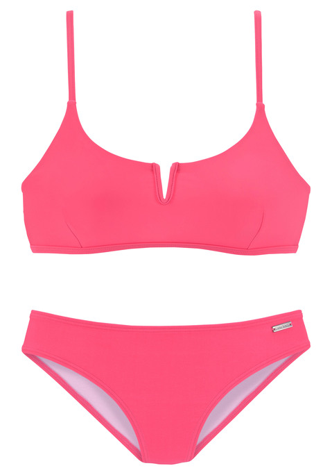Bustier-Bikini von VIVANCE in koralle