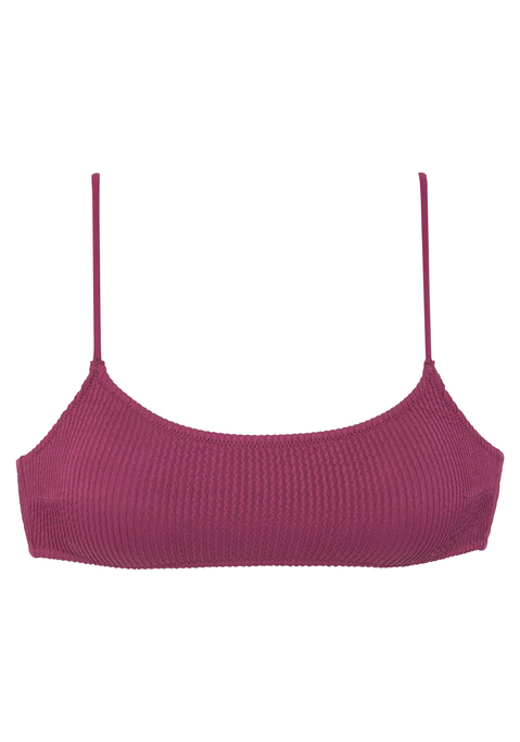 VIVANCE Bustier-Bikini-Top Damen bordeaux Gr.S (34/36) Cup C/D