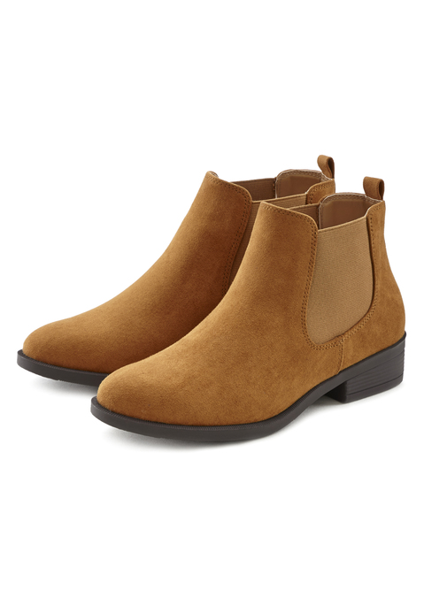 Bild: Chelseaboots von Vivance: Stiefelette VEGAN von VIVANCE. Obermaterial aus Microfaser. Futter aus Lederimitat. Decksohle aus Textil. Laufsohle aus Synthetik.