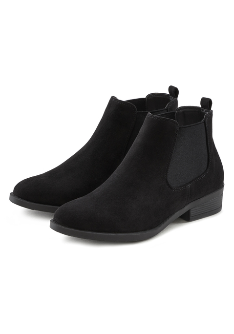 Bild: Chelseaboots von Vivance: Stiefelette VEGAN von VIVANCE. Obermaterial aus Microfaser. Futter aus Lederimitat. Decksohle aus Textil. Laufsohle aus Synthetik.