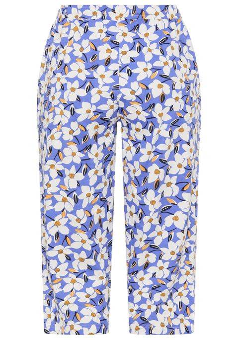 Bild: Caprihose von Vivance Dreams by Lascana: Pyjama-Caprihose von Vivance Dreams in 3/4-Länge. Allover-Print. Elastischer Bund mit Bindeband. Single-Jersey aus reiner Baumwolle.