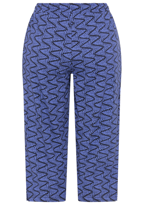 Bild: Caprihose von Vivance Dreams by Lascana: Pyjama-Caprihose von Vivance Dreams in 3/4-Länge. Allover-Print. Elastischer Bund mit Bindeband. Single-Jersey aus reiner Baumwolle.