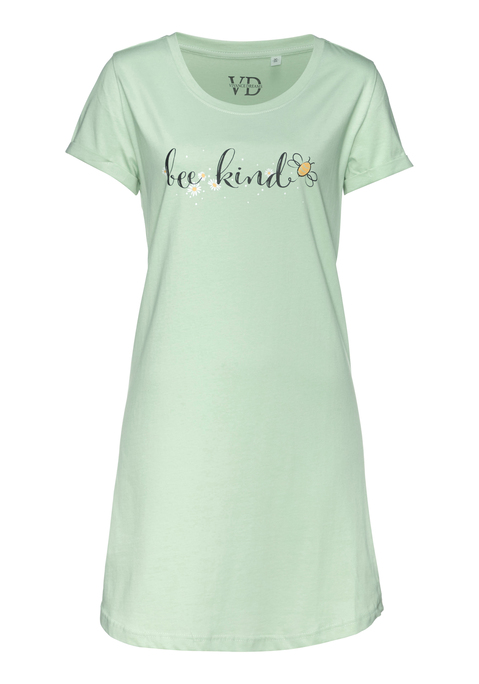 Bild: Nachthemd von Vivance Dreams by Lascana: Nachthemd aus 100% Baumwolle. Mit jedem Kauf eines Artikels aus Cotton made in Africa untestützt Du die Initiative.