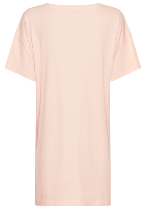 Bild: Nachthemd von Vivance Dreams by Lascana: Komfortables Bigshirt von Vivance Dreams mit süßem Frontprint. Rundhalsausschnitt und überschnittene Schultern. Locker geschnitten. Single-Jersey aus trageangenehmer Baumwolle.