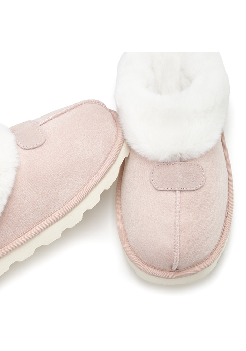 Bild: Pantolette von Vivance Dreams by Lascana: Hausschuhe VEGAN on VIVANCE DREAMS. Obermaterial aus Microfaser und Fellimitat. Futter und Decksohle aus Fellimitat. Laufsohle aus Synthetik.