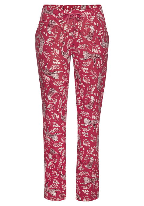 Bild: Pyjamahose von Vivance Dreams by Lascana: Schöne Pyjamahose von Vivance Dreams mit hohem Komfortfaktor. Mit Gummizugbund und Bindeband. Praktische Eingrifftaschen. Single-Jersey-Qualität aus einer Mischung aus Baumwolle und Viskose.