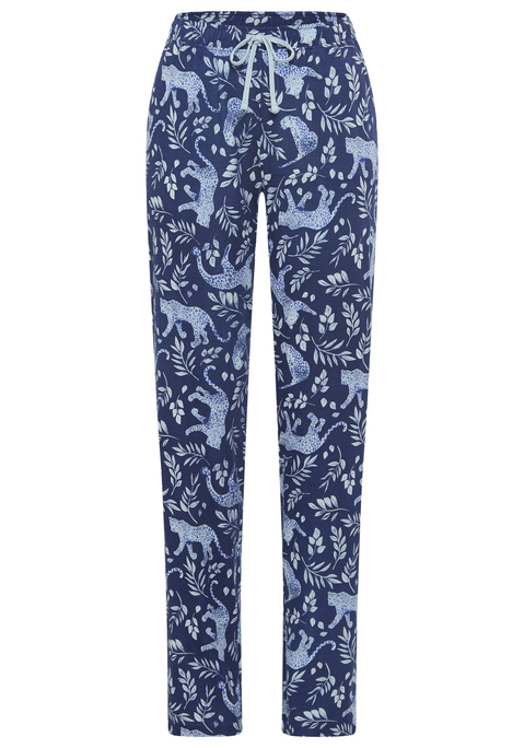 Bild: Pyjamahose von Vivance Dreams by Lascana: Schöne Pyjamahose von Vivance Dreams mit hohem Komfortfaktor. Mit Gummizugbund und Bindeband. Praktische Eingrifftaschen. Single-Jersey-Qualität aus einer Mischung aus Baumwolle und Viskose.