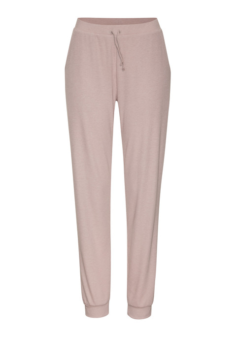 Bild: Pyjamahose von Vivance Dreams by Lascana: Kuschelige Lounge-Hose von Vivance Dreams mit elastischem Tunnelzugbund und seitlichen Eingrifftaschen. Bequeme Passform. Pflegeleichter, elastischer Feinripp mit Viskoseanteil.