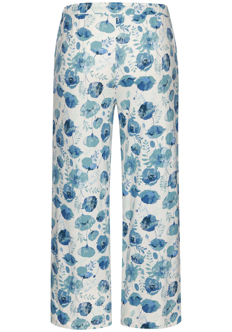 Bild: Pyjamahose von Vivance Dreams by Lascana: Allover bedruckte Pyjamahose von Vivance Dreams im Culotte-Schnitt. Mit elastischem Bund mit Bindeband und Eingrifftaschen. Weiche Single-Jersey-Qualität aus einem Baumwoll-Viskose-Mix.