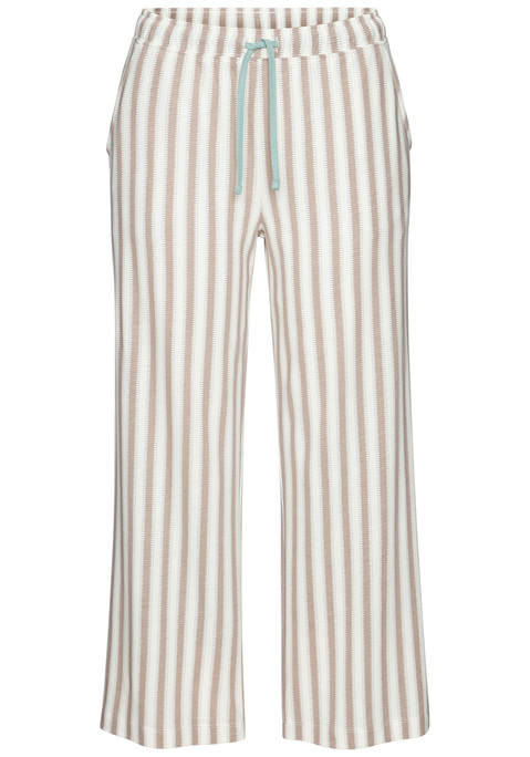 Bild: Pyjamahose von Vivance Dreams by Lascana: Allover bedruckte Pyjamahose von Vivance Dreams im Culotte-Schnitt. Mit elastischem Bund mit Bindeband und Eingrifftaschen. Weiche Single-Jersey-Qualität aus einem Baumwoll-Viskose-Mix.