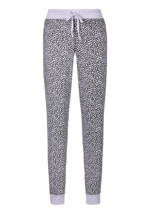 Bild: Pyjamahose von Vivance Dreams by Lascana: Pyjamahose von Vivance Dreams mit Alloverprint und bequemem, farblich abgesetztem unifarbenen Tunnelzugbund. Elastische Rippbündchen an den Beinen. Angenehme Baumwollqualität.