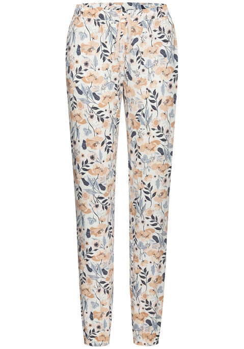 Bild: Pyjamahose von Vivance Dreams by Lascana: Allover gemusterte Pyjamahose von Vivance Dreams. Elastischer Tunnelzugbund. Bündchen an den Beinenden. Seitliche Eingrifftaschen. Trageangenehmer Baumwoll-Viskose-Mix.