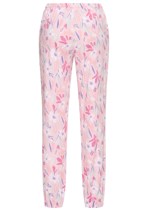 Bild: Pyjamahose von Vivance Dreams by Lascana: Lange Pyjamahose von Vivance Dreams. Mit elastischem Bund und Bindeband. Schmale Beinform mit elastischen Säumen und praktische Eingrifftaschen. Single-Jersey aus reiner Baumwolle.