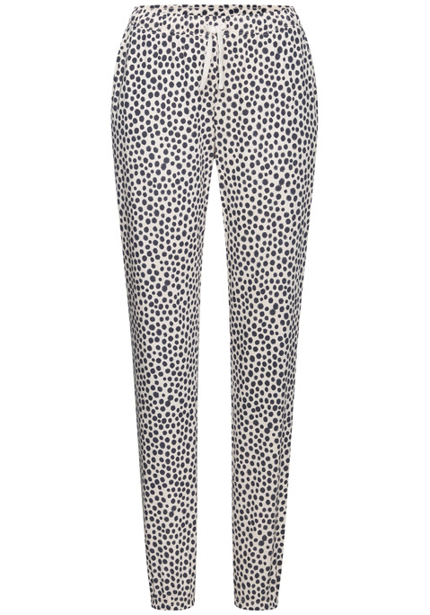 Bild: Pyjamahose von Vivance Dreams by Lascana: Allover gemusterte Pyjamahose von Vivance Dreams. Elastischer Tunnelzugbund. Bündchen an den Beinenden. Seitliche Eingrifftaschen. Trageangenehmer Baumwoll-Viskose-Mix.