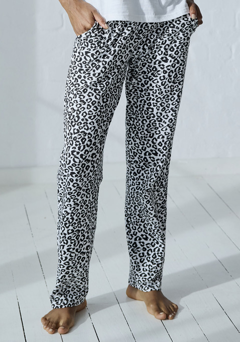 Bild: Pyjamahose von Vivance Dreams by Lascana: Pyjamahose mit allover Print, seitlichen Eingriffstaschen und Tunnelzugbund in angenehmer Qualität aus 100% Baumwolle.