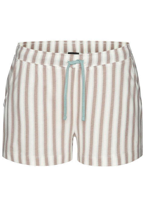 Bild: Pyjamashorts von Vivance Dreams by Lascana: Allover bedruckte Pyjamashorts von Vivance Dreams mit elastischem Bund und Bindeband. Praktische Eingrifftaschen. Aus einem soften Baumwoll-Viskose-Mix.
