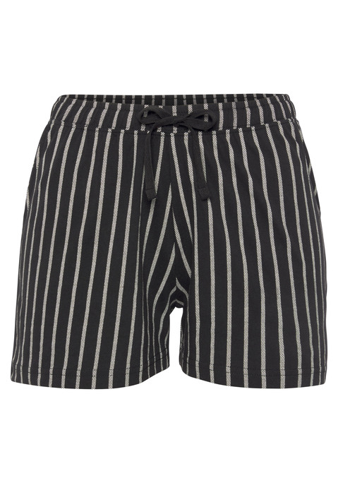 Bild: Pyjamashorts von Vivance Dreams by Lascana: Pyjamashorts mit allover Print, seitlichen Eingriffstaschen und Tunnelzugbund in angenehmer Qualität aus 100% Baumwolle.