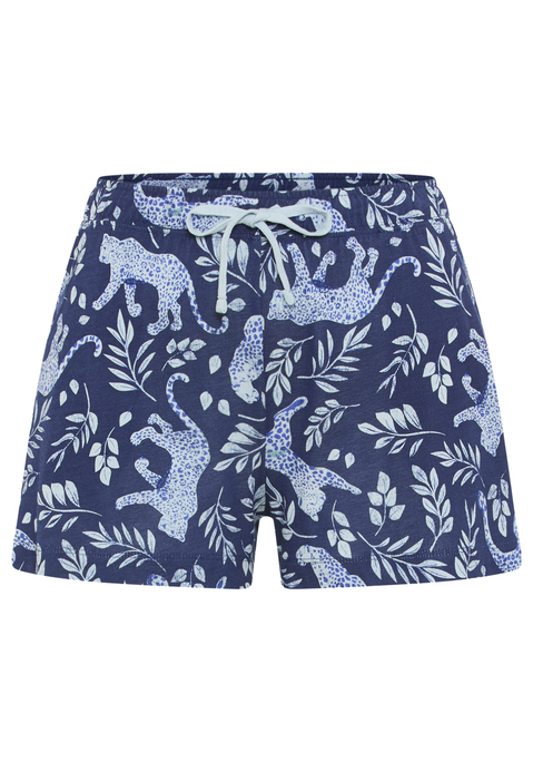 Bild: Schlafshorts von Vivance Dreams by Lascana: Entspannte Shorts von Vivance Dreams. Mit Gummizugbund und Bindeband. Praktische Eingrifftaschen. Single-Jersey-Qualität aus einer Mischung aus Baumwolle und Viskose.