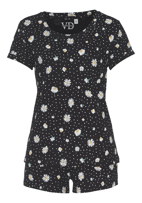 Bild: Shorty von Vivance Dreams by Lascana: Shorty aus 100% Baumwolle. Mit jedem Kauf eines Artikels aus Cotton made in Africa untestützt Du die Initiative.