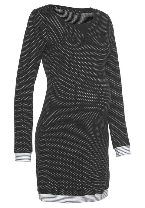 Bild: Umstandsnachthemd von Vivance Dreams by Lascana: Obermaterial: 93% Baumwolle (unterstützt Cotton made in Africa)  , 5% Elasthan, 2% Polyester