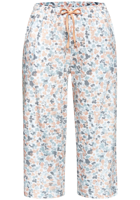 Bild: Caprihose von Vivance Dreams: Capri-Pyjamahose von Vivance Dreams. Mit Alloverprint. Elastischer Kordelzugbund. Seitliche Eingrifftaschen. Komfortable Baumwollqualität.