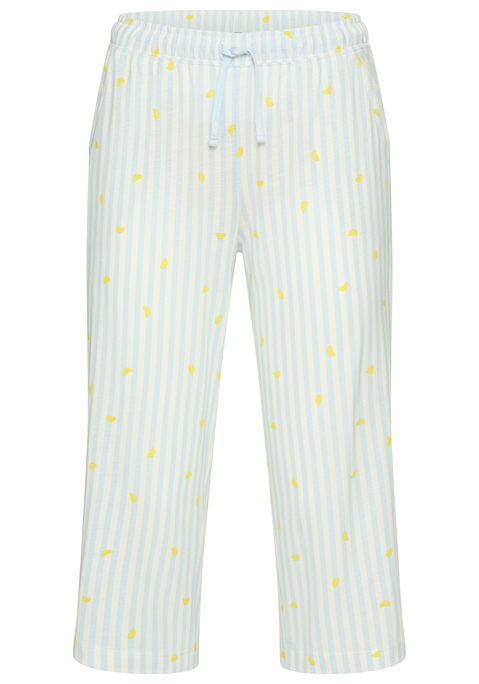 Bild: Culotte von Vivance Dreams: Culotte von Vivance Dreams. Mit Streifen- und Früchtedruck. Elastischer Bund mit Bindeband. Eingrifftaschen. Weite Beinform. Angenehme Jerseyqualität.