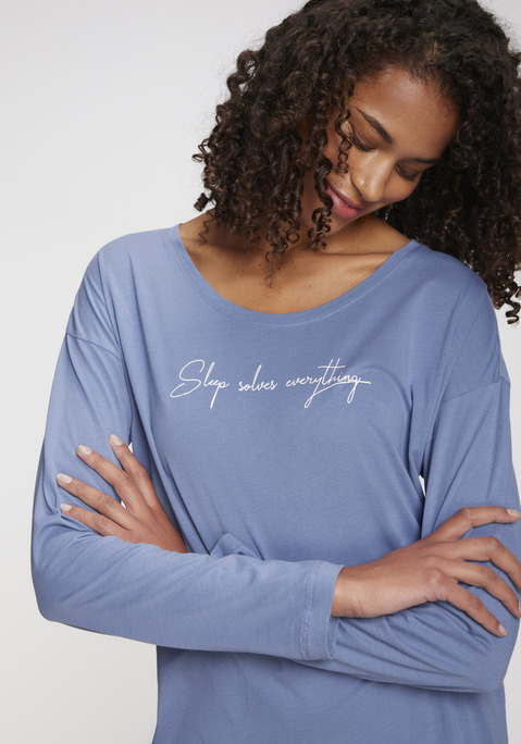 Bild: Longsleeve von Vivance Dreams: Charmantes Longsleeve von Vivance Dreams mit kleinem Frontprint als Hingucker. Rundhalsausschnitt. Leichter Single-Jersey, hauptsächlich aus Baumwolle.