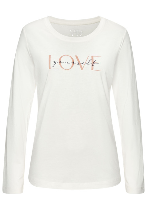 Bild: Longsleeve von Vivance Dreams: Modisches Langarmshirt von Vivance Dreams mit charmantem Frontprint. Mit klassischem Rundhalsausschnitt. Aus weicher Baumwoll-Viskosequalität.