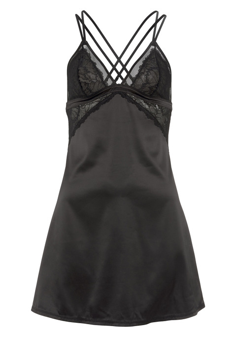 VIVANCE DREAMS Damen Negligé schwarz Gr.40