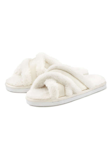 Bild: Pantolette von Vivance Dreams: Obermaterial: 100% Textilmaterial. Futter: 100% Textilmaterial. Decksohle: 100% Textilmaterial. Laufsohle: 100% Synthetik. VEGAN.