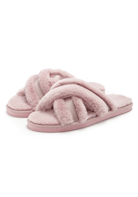 VIVANCE DREAMS Pantolette 'Hausschuh, Pantoffel, Mule, offener Schuh,' pink Gr. 36 für Damen