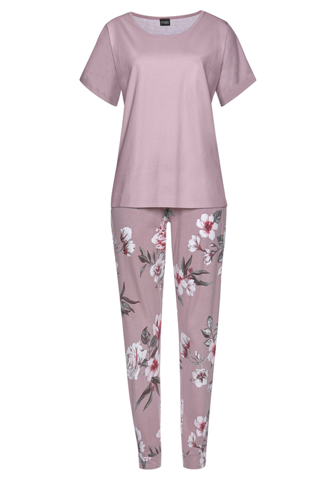 VIVANCE DREAMS Damen Pyjama altrosa-lilac Gr.32/34