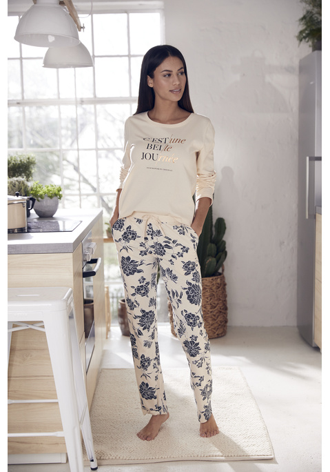 Pyjama von VIVANCE DREAMS in sand