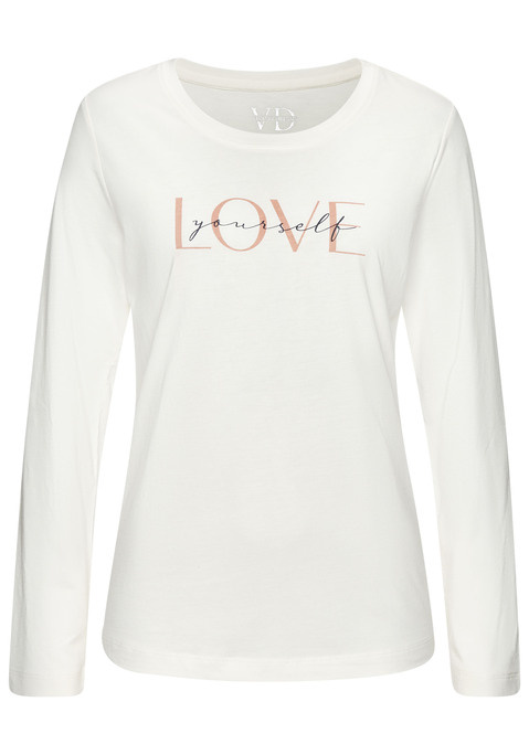 Bild: Pyjama von Vivance Dreams: Modischer Pyjama von Vivance Dreams mit charmantem Frontprint.  Aus weicher Baumwoll-Viskosequalität.