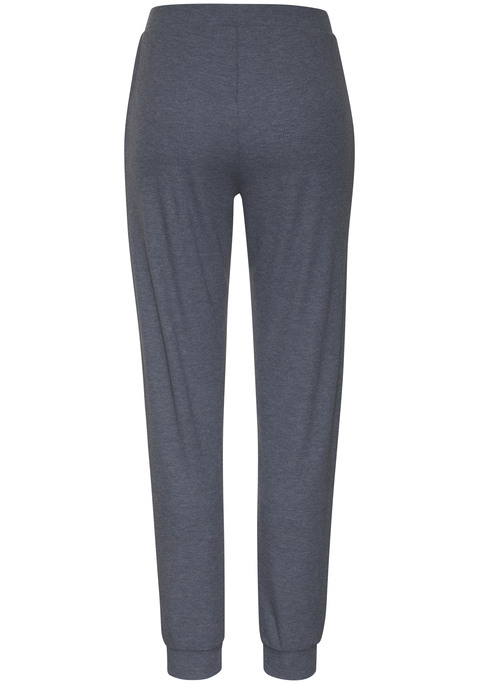 Bild: Pyjamahose von Vivance Dreams: Kuschelige Lounge-Hose von Vivance Dreams mit elastischem Tunnelzugbund und seitlichen Eingrifftaschen. Bequeme Passform. Pflegeleichter, elastischer Feinripp mit Viskoseanteil.