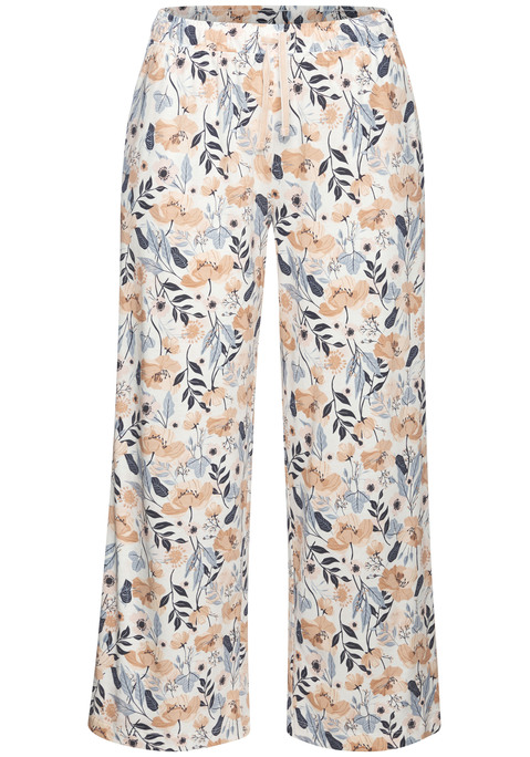 Bild: Pyjamahose von Vivance Dreams: Allover gemusterte Pyjama-Culotte von Vivance Dreams. Mit elastischem Tunnelzugbund. Seitliche Eingrifftaschen. Weicher Baumwoll-Viskose-Mix.