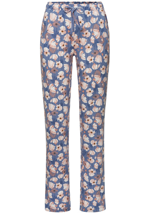 Bild: Pyjamahose von Vivance Dreams: Feminine Pyjamahose von Vivance Dreams mit schönem Alloverprint. Gerade Beine und bequeme Eingrifftaschen. Komfortable Passform dank Gummizugbund mit Bindeband. Ideal für erholsamen Schlaf. Angenehme Baumwoll-Viskose-Qualität.