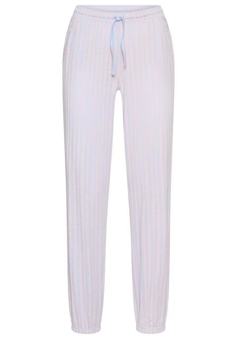 Bild: Pyjamahose von Vivance Dreams: Lange Pyjamahose von Vivance Dreams. Mit elastischem Bund und Bindeband. Schmale Beinform mit elastischen Säumen und praktische Eingrifftaschen. Single-Jersey aus reiner Baumwolle.