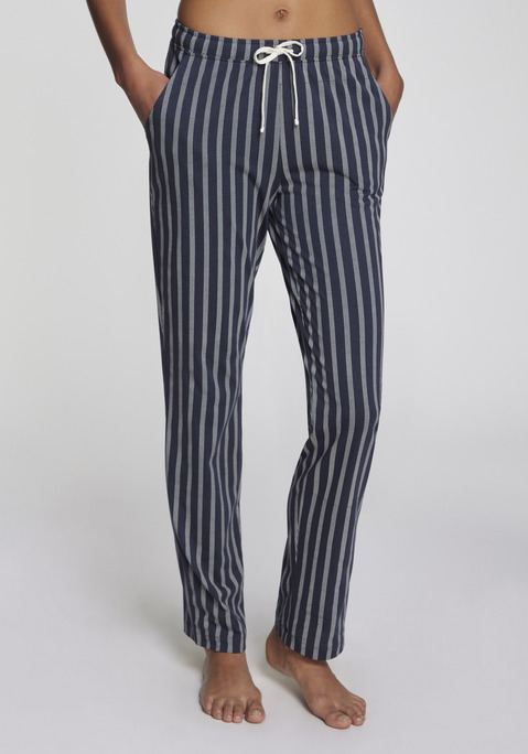 Bild: Pyjamahose von Vivance Dreams: Gemusterte Pyjamahose von Vivance Dreams. Praktische  Eingrifftaschen, modische Passform mit Gummizugbund und Bindeband. Aus einer Baumwoll-Viskose-Mischung.